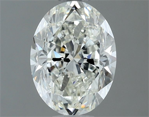 Foto Diamante Natural 1.01 quilates, Ovalado , Color H, claridad VS1 y certificado IGI de