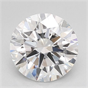 Del inventario de diamantes de laboratorio, 1.55 quilates, Redondo , Color D, claridad FL y certificado IGI