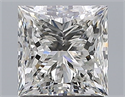 Diamante Natural 1.70 quilates, Princesa , Color H, claridad VS2 y certificado GIA