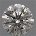 Natural Diamond 2.40 Carats, Round with Excellent Cut, K Color, VVS2 Clarity and Certified by GIA