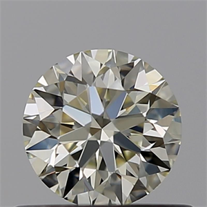 Picture of Natural Diamond 0.42 Carats, Round with Excellent Cut, M Color, VVS1 Clarity and Certified by GIA
