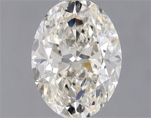 Picture of Natural Diamond 0.70 Carats, Oval with  Cut, H Color, VS2 Clarity and Certified by GIA