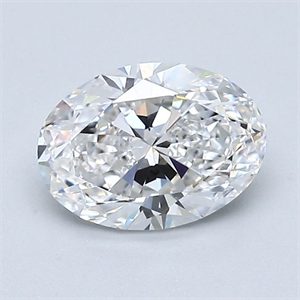 Picture of Natural Diamond 1.21 Carats, Oval with  Cut, E Color, VVS2 Clarity and Certified by GIA
