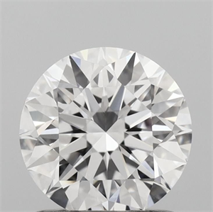 Picture of Lab Grown Diamond 1.06 Carats, Round with Ideal Cut, D Color, VVS1 Clarity and Certified by IGI
