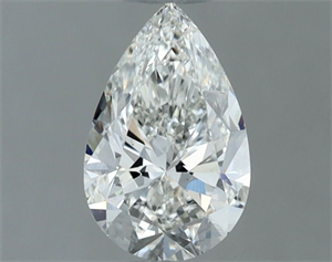 Picture of Natural Diamond 0.67 Carats, Pear with  Cut, H Color, VS2 Clarity and Certified by GIA