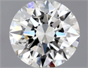 Diamante Natural 0.50 quilates, Redondo , Color F, claridad SI1 y certificado GIA