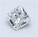 Diamante Natural 1.71 quilates, Radiante , Color D, claridad SI1 y certificado GIA