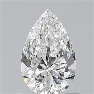 Picture of Natural Diamond 0.70 Carats, Pear with  Cut, E Color, VS1 Clarity and Certified by GIA