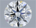 Diamante Natural 0.51 quilates, Redondo , Color H, claridad VVS2 y certificado IGI