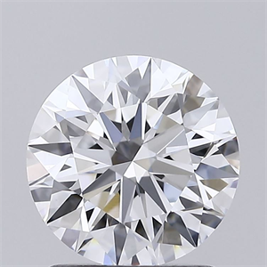 Picture of Lab Grown Diamond 1.51 Carats, Round with Ideal Cut, D Color, VVS2 Clarity and Certified by IGI