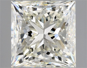 Picture of Natural Diamond 2.91 Carats, Princess with  Cut, K Color, VS2 Clarity and Certified by GIA