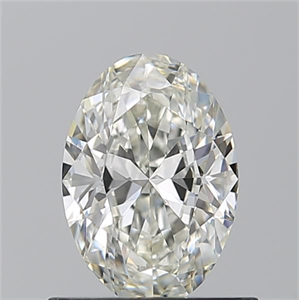 Picture of Natural Diamond 0.70 Carats, Oval with  Cut, I Color, VVS1 Clarity and Certified by GIA
