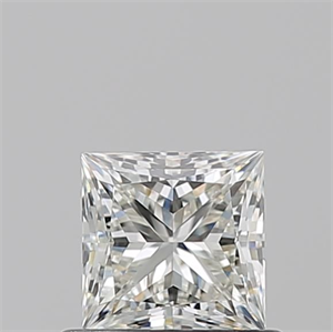 Picture of Natural Diamond 0.70 Carats, Princess with  Cut, J Color, IF Clarity and Certified by GIA