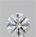 Natural Diamond 1.01 Carats, Round with Excellent Cut, J Color, SI2 Clarity and Certified by GIA