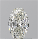 Diamante Natural 0.50 quilates, Ovalado , Color I, claridad VVS1 y certificado GIA
