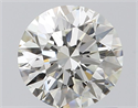 Natural Diamond 0.90 Carats, Round with Excellent Cut, I Color, SI1 Clarity and Certified by GIA