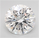 Del inventario de diamantes de laboratorio, 2.75 quilates, Redondo , Color D, claridad VS2 y certificado IGI