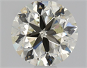 Natural Diamond 1.00 Carats, Round with Very Good Cut, K Color, SI2 Clarity and Certified by IGI