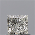 Diamante Natural 0.52 quilates, Princesa , Color J, claridad VVS1 y certificado GIA