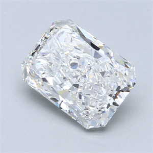 Foto Diamante Natural 3.05 quilates, Radiante , Color E, claridad SI2 y certificado GIA de