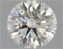 Natural Diamond 0.71 Carats, Round with Excellent Cut, J Color, SI2 Clarity and Certified by GIA