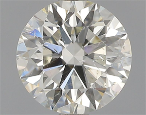 Picture of Natural Diamond 0.71 Carats, Round with Excellent Cut, J Color, SI2 Clarity and Certified by GIA