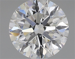 Foto Diamante Natural 0.56 quilates, Redondo , Color F, claridad SI1 y certificado GIA de