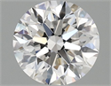 Lab Grown Diamond 1.35 Carats, Round with Excellent Cut, E Color, VS1 Clarity and Certified by IGI