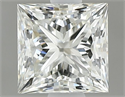 Natural Diamond 0.82 Carats, Princess with  Cut, J Color, VVS1 Clarity and Certified by GIA