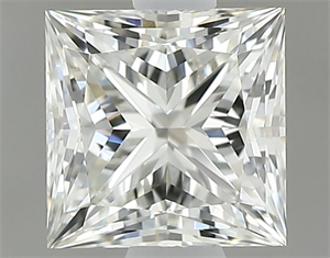 Picture of Natural Diamond 0.82 Carats, Princess with  Cut, J Color, VVS1 Clarity and Certified by GIA