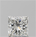 Natural Diamond 1.01 Carats, Princess with  Cut, H Color, SI2 Clarity and Certified by GIA