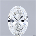 Diamante Natural 5.01 quilates, Ovalado , Color H, claridad VVS2 y certificado GIA