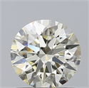 Diamante Natural 1.05 quilates, Redondo , Color N, claridad VVS2 y certificado GIA