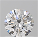 Natural Diamond 0.70 Carats, Round with Excellent Cut, G Color, VVS1 Clarity and Certified by GIA