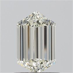 Picture of Natural Diamond 0.72 Carats, HEXAGONAL with  Cut, K Color, VS1 Clarity and Certified by GIA