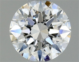 Picture of Natural Diamond 0.41 Carats, Round with Excellent Cut, E Color, VS1 Clarity and Certified by GIA