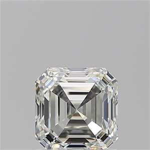 Foto Diamante Natural 0.91 quilates, Asscher , Color I, claridad VVS1 y certificado GIA de