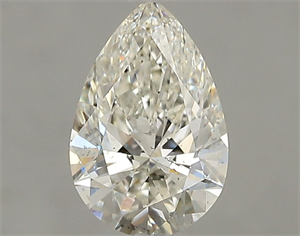 Picture of Natural Diamond 1.00 Carats, Pear with  Cut, I Color, SI2 Clarity and Certified by GIA