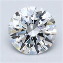 Diamante Natural 2.01 quilates, Redondo , Color E, claridad FL y certificado GIA