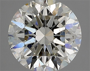 Foto Diamante Natural 2.03 quilates, Redondo , Color H, claridad SI1 y certificado IGI de