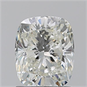 Diamante Natural 1.50 quilates, Del cojín , Color J, claridad VS2 y certificado GIA