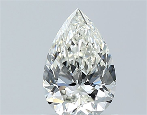Picture of Natural Diamond 0.80 Carats, Pear with  Cut, I Color, VVS2 Clarity and Certified by GIA