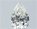 Natural Diamond 0.80 Carats, Pear with  Cut, I Color, VVS2 Clarity and Certified by GIA
