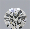 Natural Diamond 0.41 Carats, Round with Excellent Cut, G Color, SI2 Clarity and Certified by IGI