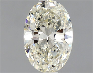 Picture of Natural Diamond 0.90 Carats, Oval with  Cut, K Color, SI1 Clarity and Certified by GIA