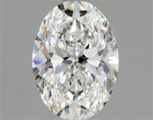 Picture of Natural Diamond 1.02 Carats, Oval with  Cut, F Color, SI2 Clarity and Certified by GIA