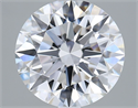Lab Grown Diamond 3.00 Carats, Round with Ideal Cut, D Color, VVS1 Clarity and Certified by IGI