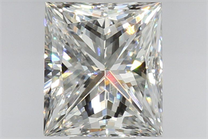 Picture of Natural Diamond 1.04 Carats, Princess with  Cut, E Color, VS1 Clarity and Certified by GIA