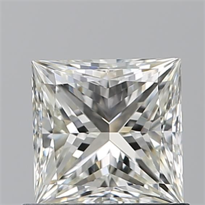Picture of Natural Diamond 0.84 Carats, Princess with  Cut, J Color, VVS1 Clarity and Certified by GIA