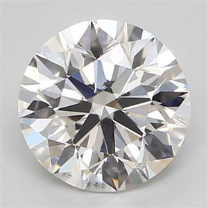 Foto Diamante Natural 0.73 quilates, Redondo , Color F, claridad SI1 y certificado GIA de